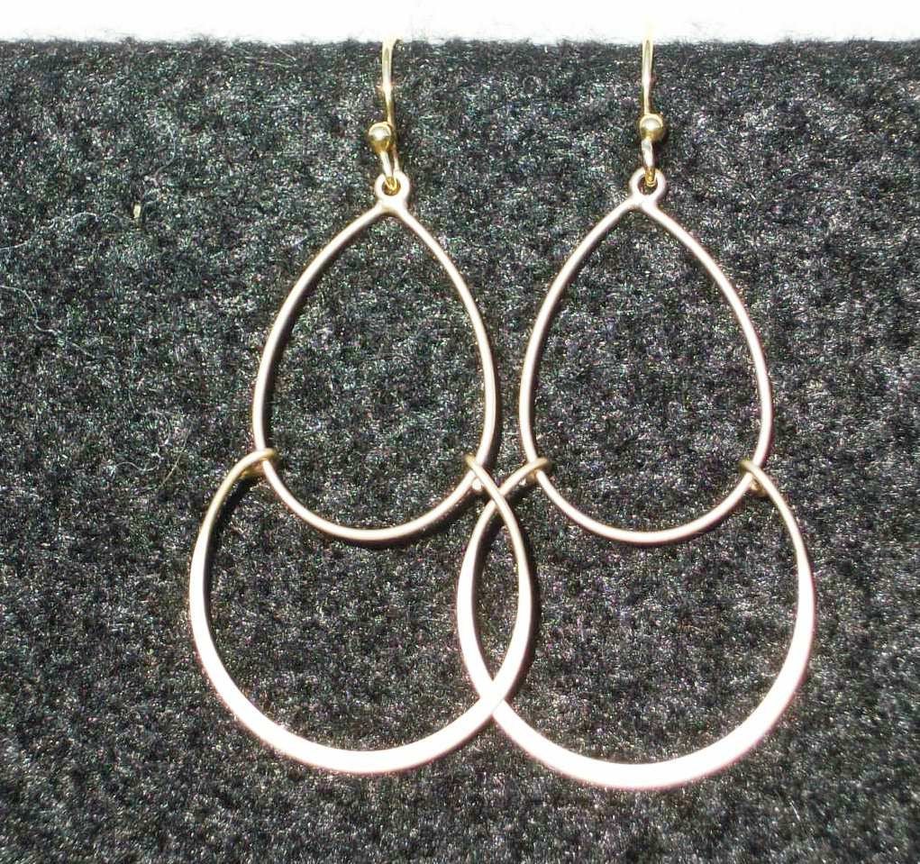 Gold Earrings, Gold Teardrop Chandelier Earrings, Bridesmaid Gifts, Dangle,Gold Filled Earrings, Bridal, Weddings