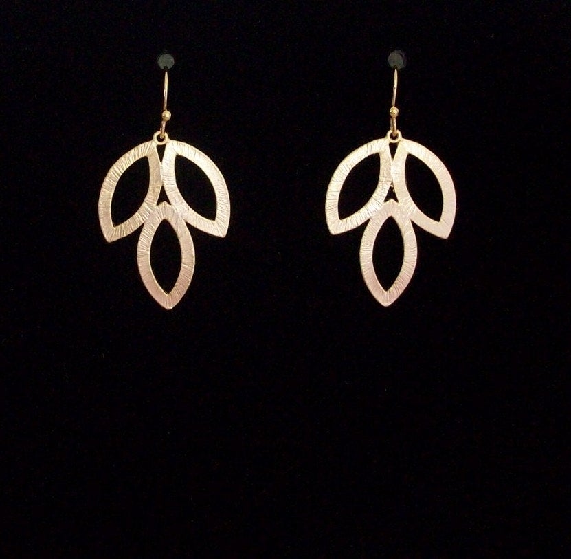 Gold Earrings-Gold Geometric Earrings-Dangle Earrings-Gold Filled Earrings-Bridal, wedding, mothers day, yellow, gold, Bridesmaid Gifts