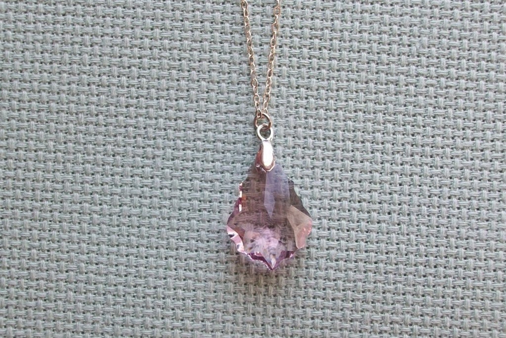 Silver and Amethyst Necklace