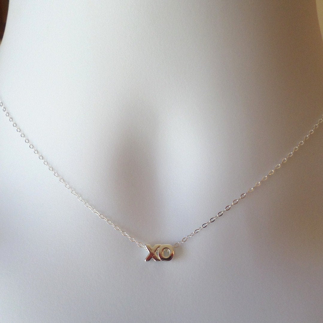 Silver XO Necklace