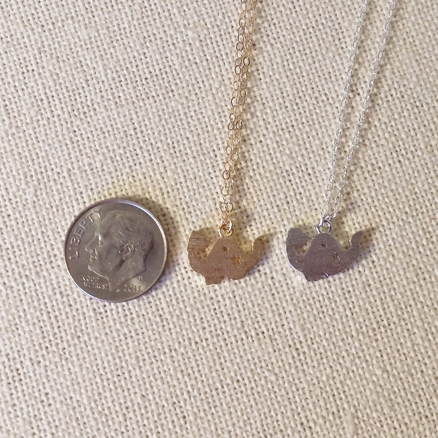 Silver Dinosaur Necklace - Dinosaur Necklace - Tiny Silver Dinosaur Necklace - Dinosaur Jewelry - Minimal Jewelry - Gift Ideas