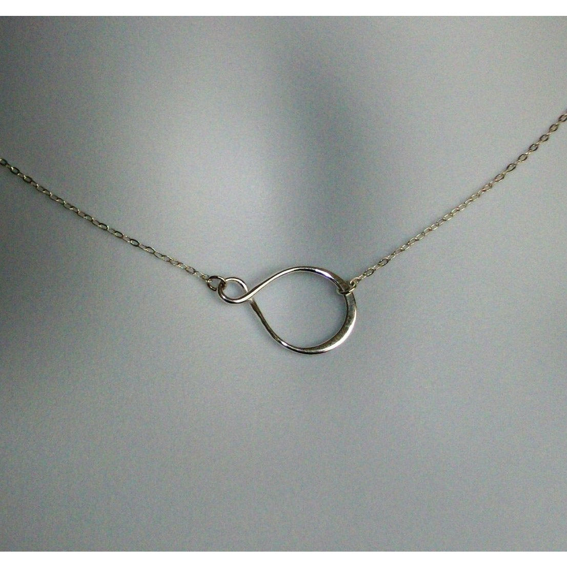 Infinity Necklace - Silver Infinty Necklace - Small Silver Infinity Necklace - Sterling Silver Necklace