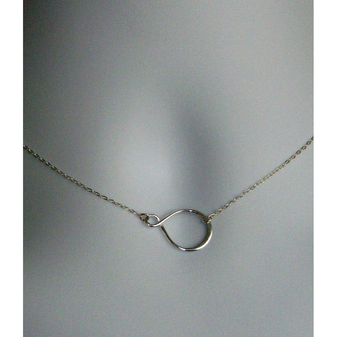 Infinity Necklace - Silver Infinty Necklace - Small Silver Infinity Necklace - Sterling Silver Necklace