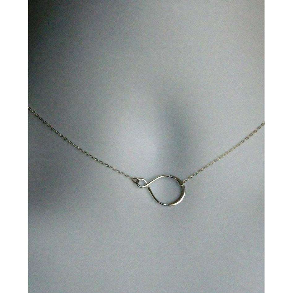 Infinity Necklace - Silver Infinty Necklace - Small Silver Infinity Necklace - Sterling Silver Necklace