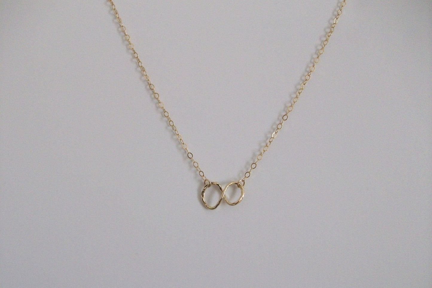 Infinity Necklace - Gold Infinty Necklace - Small Gold Filled Infinity Necklace - Gold Necklace - Christmas Gift - Christmas Present