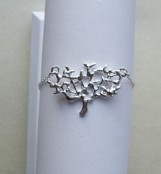 Silver Tree Bracelet - Silver Withered Tree Bracelet, Bridesmaid Gifts, Bridal, Valentines Gifts, Mothers Day