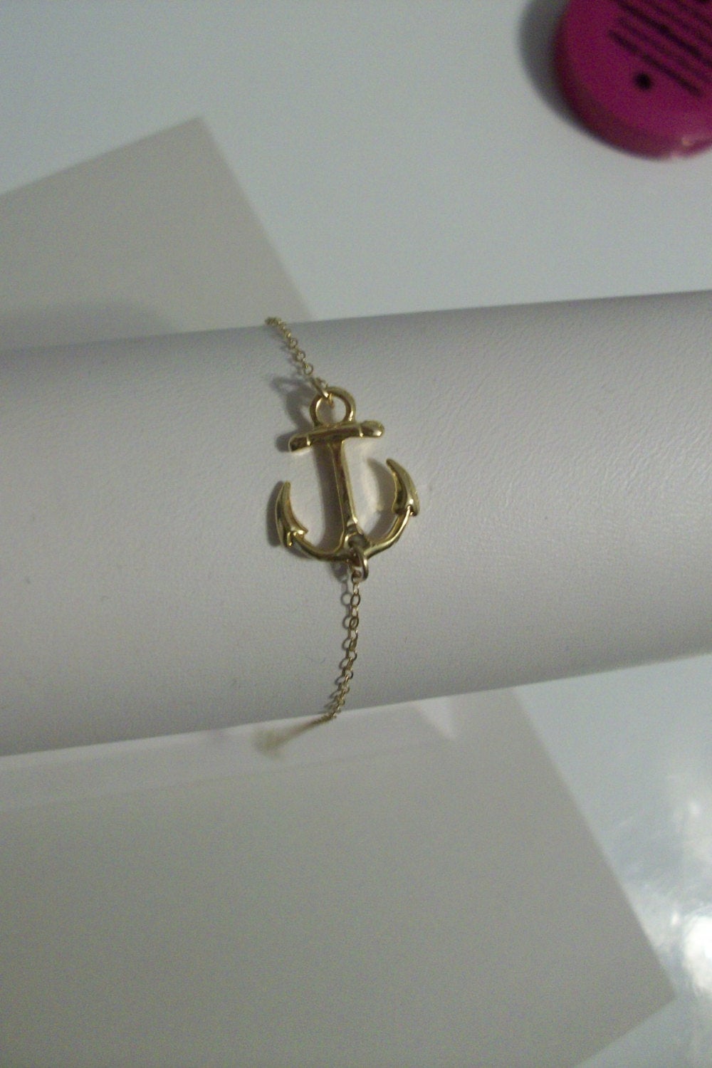 Gold Anchor Anklet or Bracelet - Gold Nautical Anklet or Bracelet - Gold Jewelry - Navy Wife Jewelry - Nautical Jewelry