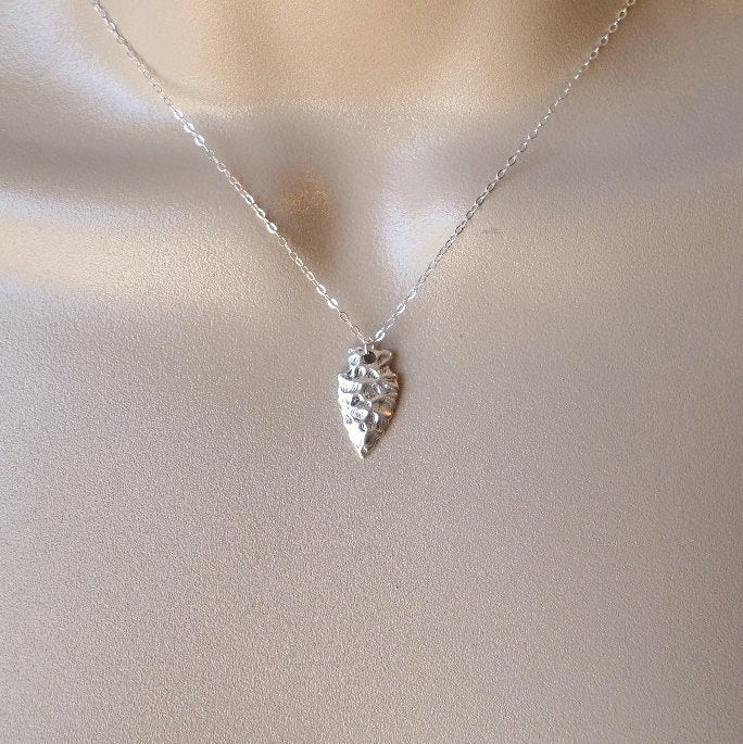 Arrowhead Necklace, Sterling Silver Necklace, Arrow Necklace, Silver Arrowhead, Weddings, Bridesmaid Gift, Christmas Gift, Mothers Day Gift