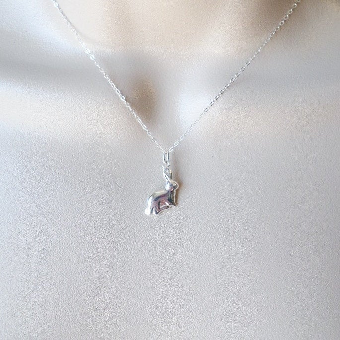 Silver Rabbit Necklace