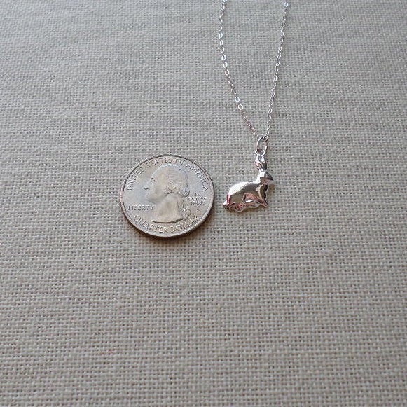 Silver Rabbit Necklace