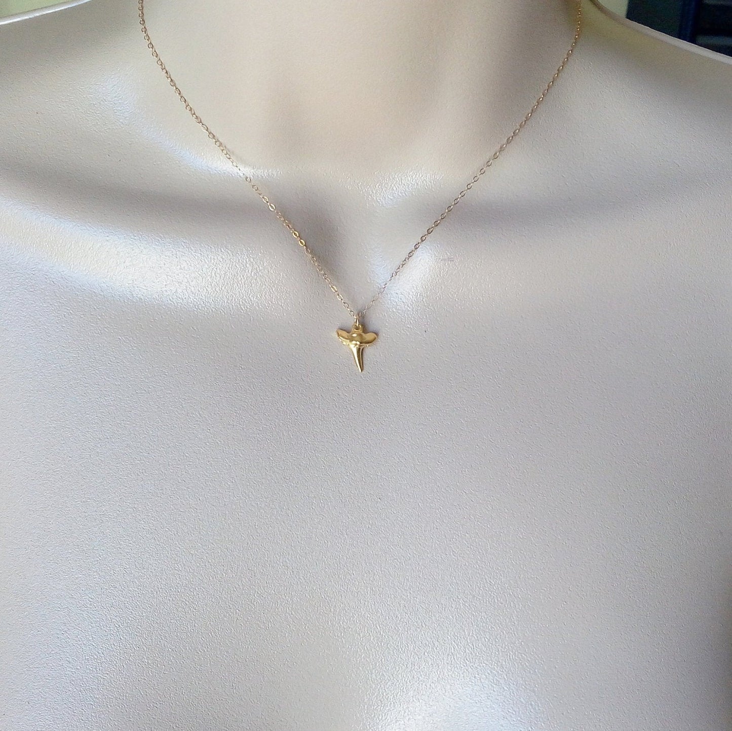 Gold Shark Tooth Necklace, Gold Sharktooth Necklace, Layered Necklaces, Layering Necklace, Nautical Necklace, Mothers Day Gift, Bridal